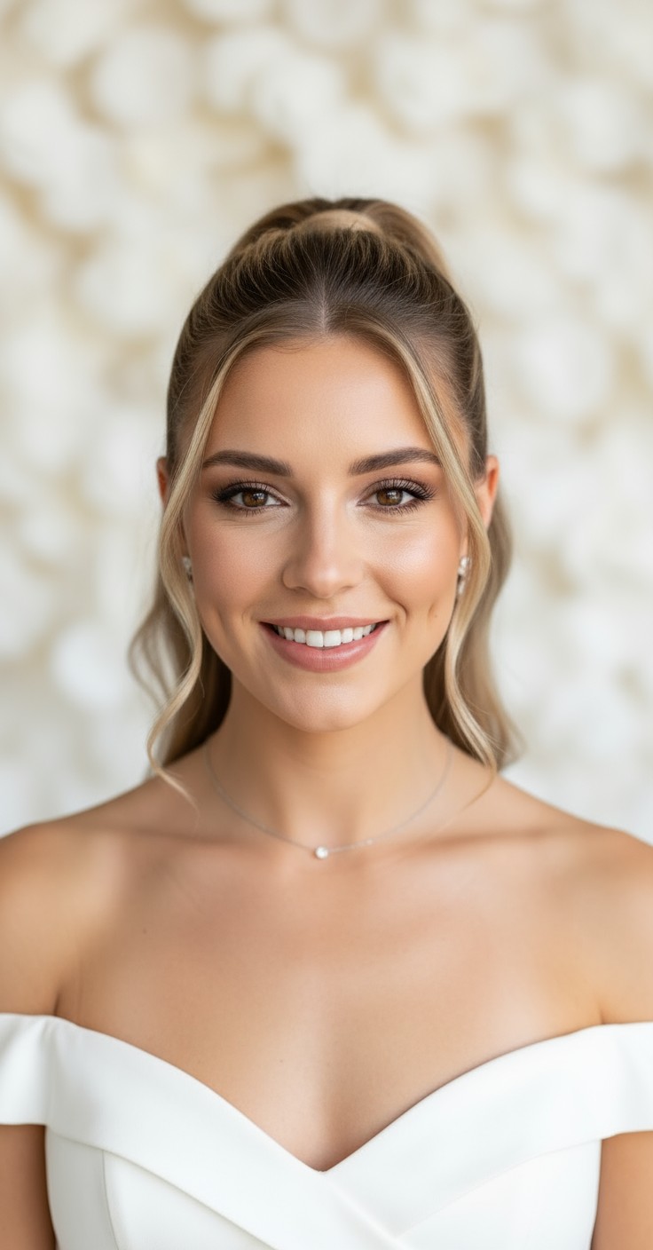 After Ponytail Hairstyle Wedding